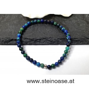 Armband Azurit Malachit 4mm